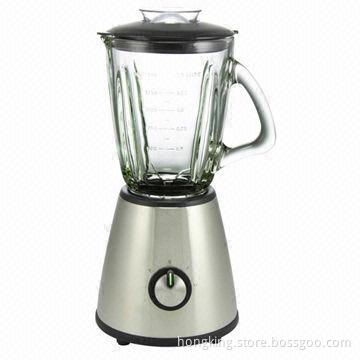 Stainless Steel Blender With 1.5L Glass Jar